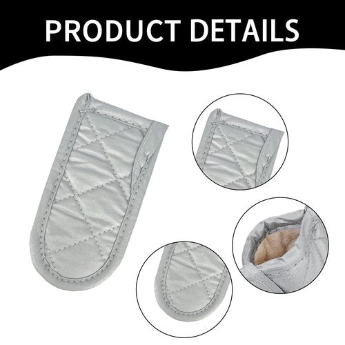 Cast Iron Handle Cover 4-Pack, Heat Resistant Non-Slip Iron Skillet Handle Sleeves, Suitable for Pan Grip for Kitchen, Baking and BBQ Cookware (Classic Styles)