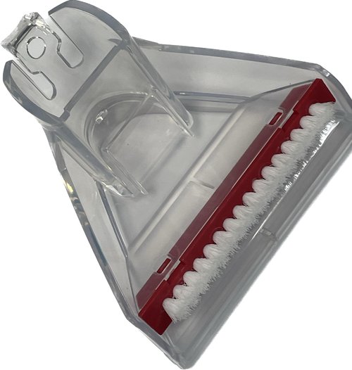 LHG Fits Hoover Upholstery and Stair Cleaning Attachment 'Nozzle Body' with Red with White Bristles Brush Strip.