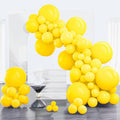PartyWoo Yellow Balloons - 100pcs Matte Latex Balloons in 5-18 Inch Sizes for Celebrations | Perfect for Baby Showers, Birthdays, and Graduations