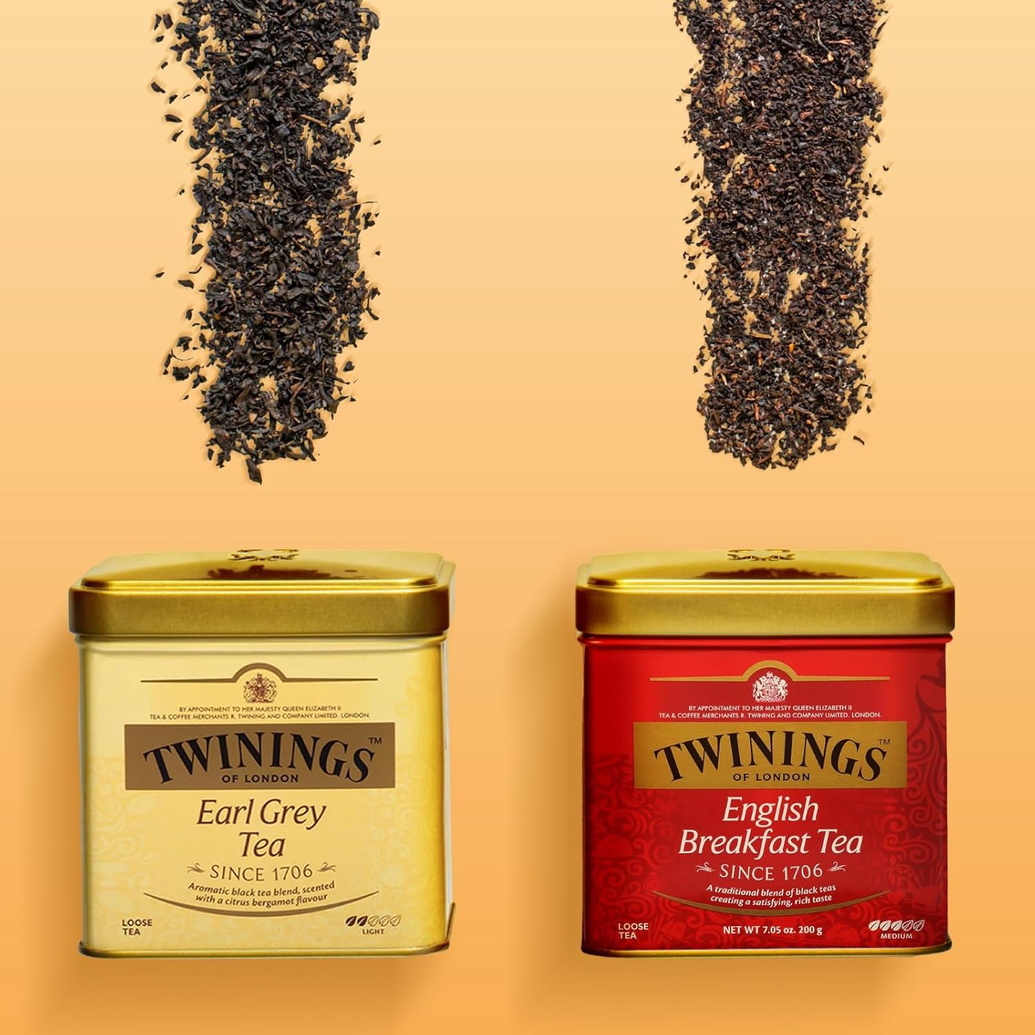 Twinings English Breakfast Loose Tea - Smooth & Robust Black Tea Leaves, 7.05 Ounce Tin