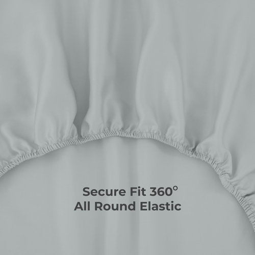 Dreamology Tencel Sheets Queen,100% Tencel Lyocell Sheet Set, Eucalyptus Sheets, Soft, Peached, Non Slip & Cooling Sheet for Hot Sleepers, Queen Sheet Set, 16" Deep Pocket - 4 Piece (Micro Chip)