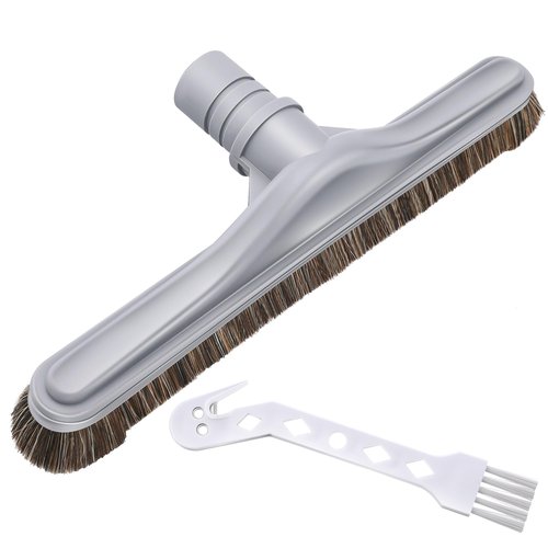 HappyAlley Replacement Floor Tool Compatible with Proteam E-Z Glide Backpack Vacuums 10 QT & 6 QT, Upgraded 14" Hard Surface Floor Tool for Commercial Cleaner Cleaning Brush(Horse Hair Brush,Gray)