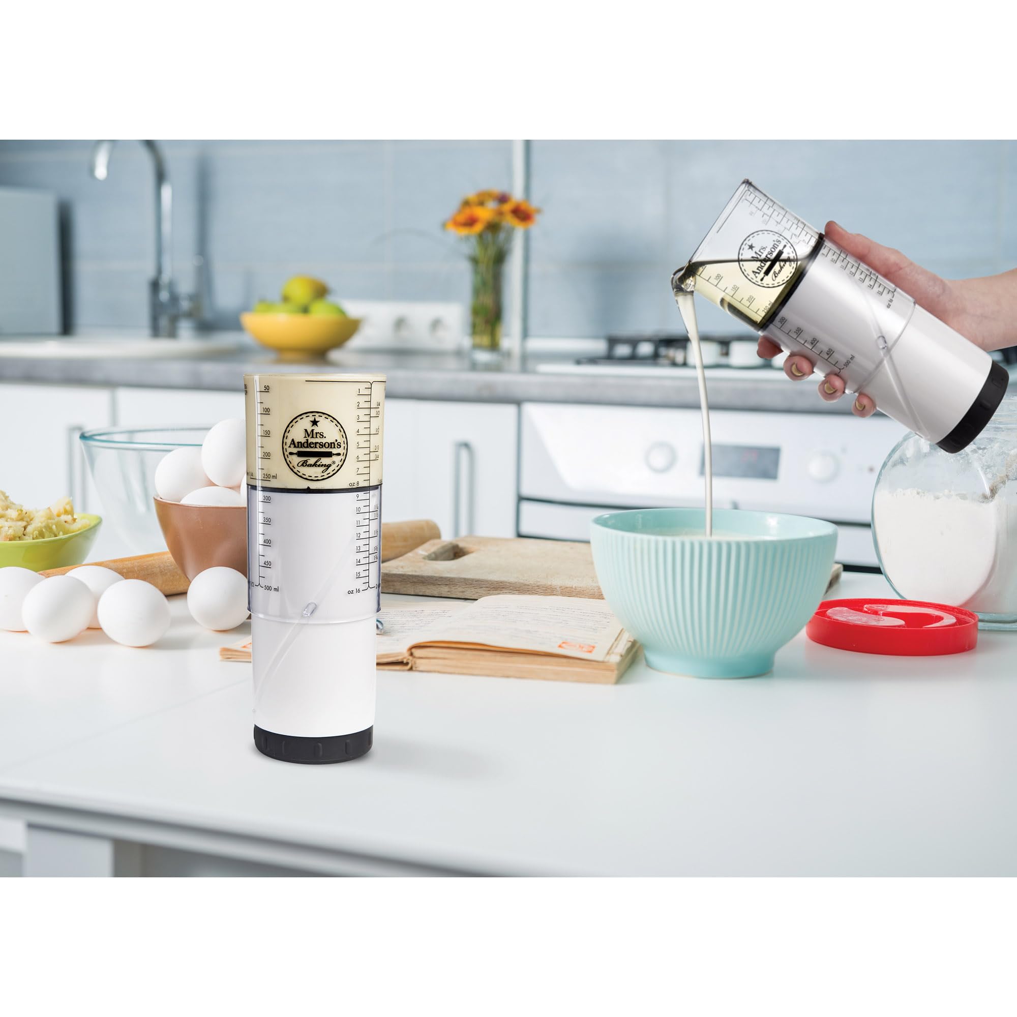 Mrs. Anderson's Baking Adjustable Liquid Dry Measuring Cup, 16.5-Ounce Capacity
