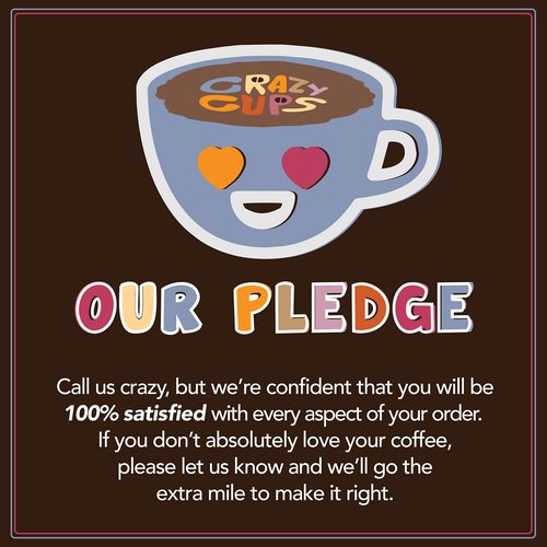 Crazy Cups Decaf Flavored Ground Coffee, Decaffeinated Pumpkin Spice Coffee, For Brewing Flavored Hot or Iced Decaf Pumpkin Coffee, 10oz
