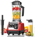 1800W High-Speed Blender by [Brand Name] - Smoothies & Frozen Drinks | 70 Oz BPA-Free Pitcher & 20 Oz To-Go Cup (Dark Red)