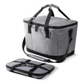 CleverMade Tahoe Collapsible Cooler Bag – Large Portable Cooler Bag for Travel, Foldable Insulated Cooler for Beach, Picnic & Tailgating, Holds Up to 50 Cans, Leakproof Soft Carry Cooler