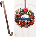 HOOSUN Metal Wreath Hanger - 12 Inch Over The Door Hook for 4th of July & Spring Decor | Holds Up to 20 lbs