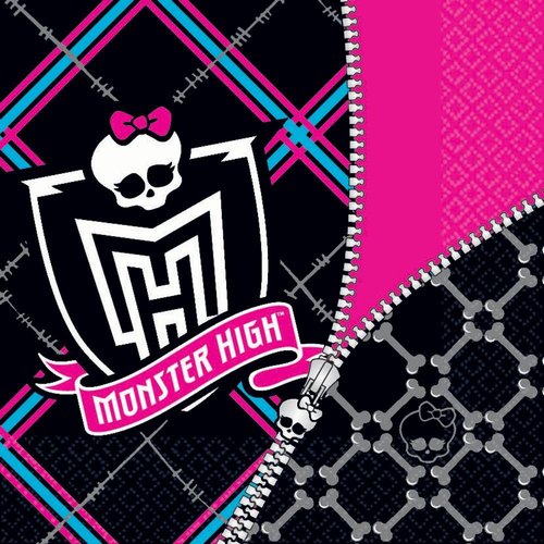 Monster High Luncheon Napkins Paper Napkins (16 per package)