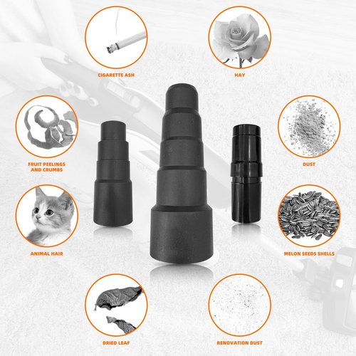 10 Pcs Universal Shop Vac Vacuum Hose Adapter Reducer Attachment Set Converter, 1-1/4 Inch to 1-3/8 Inch to 1-1/2 Inch, Reducer 32mm to 35mm; 32mm to 38mm, 32mm to 45mm, 1 3/8 inch to 1 1/4 inch