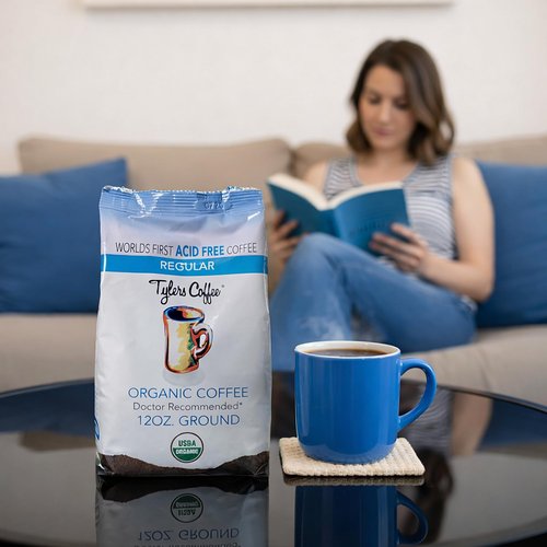 Tyler’s Ground Coffee - 100% Arabica Full Flavor 12 oz (Pack of 2)
