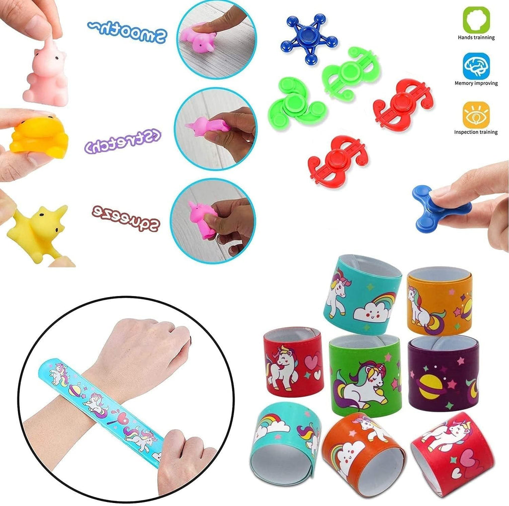 117 Pcs Party Favors for Kids | Pop Fidget Toys & Treasure Box Gifts | Perfect for Birthdays & School Rewards