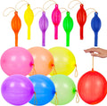 RUBFAC Punch Balloons - 36 Pcs Thickened Neon Party Favors for Kids | Exciting Outdoor Play