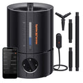 Spider Farmer New 450ml/h Humidifier for Plants Grow Tent Large Room, GGS Smart Customized Humidity Control Cool Mist with Extendable Targeting Hose and Temp & Humidity Probe Indoor Black 5L (Upgrade)