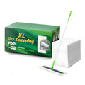 SUZZYVINE XL Dry Sweeping Cloths Diposable Mop Pads for Swiffer X-Large Sweeper, XL Floor Cleaning Cloth for Mopping Home, Bathroom, Kitchen 9.84"x17.3" Extra Thick and Large,40 Counts