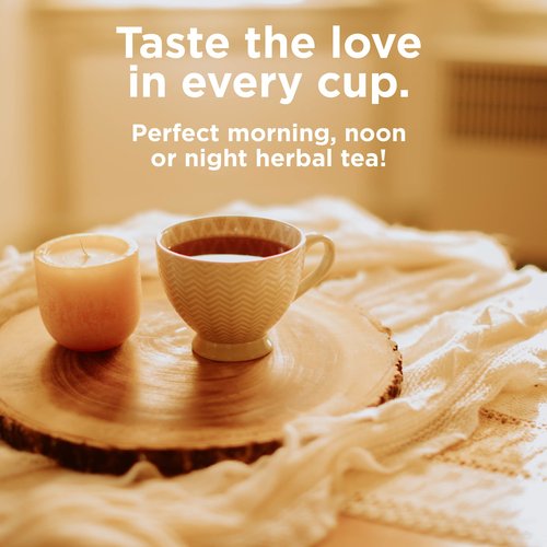 Red Rose Naturally Decaffeinated Black Tea Specially Blended Strong Black Tea with 12 Single Serve Tea K-Cups Per Brew Hot/Cold Decaf Full-bodied K-Cups Single Serve Cups