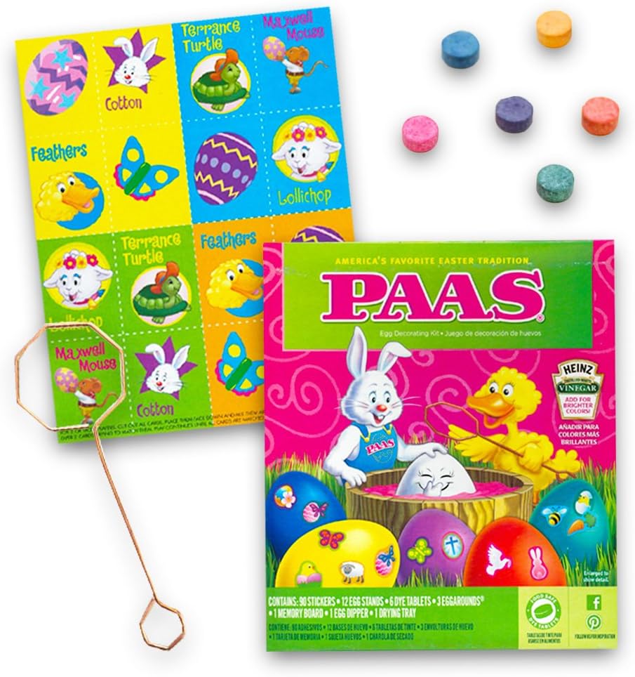 PAAS Friends Egg Decorating Kit - Fun & Creative Easter Activity for Kids | Medium Size