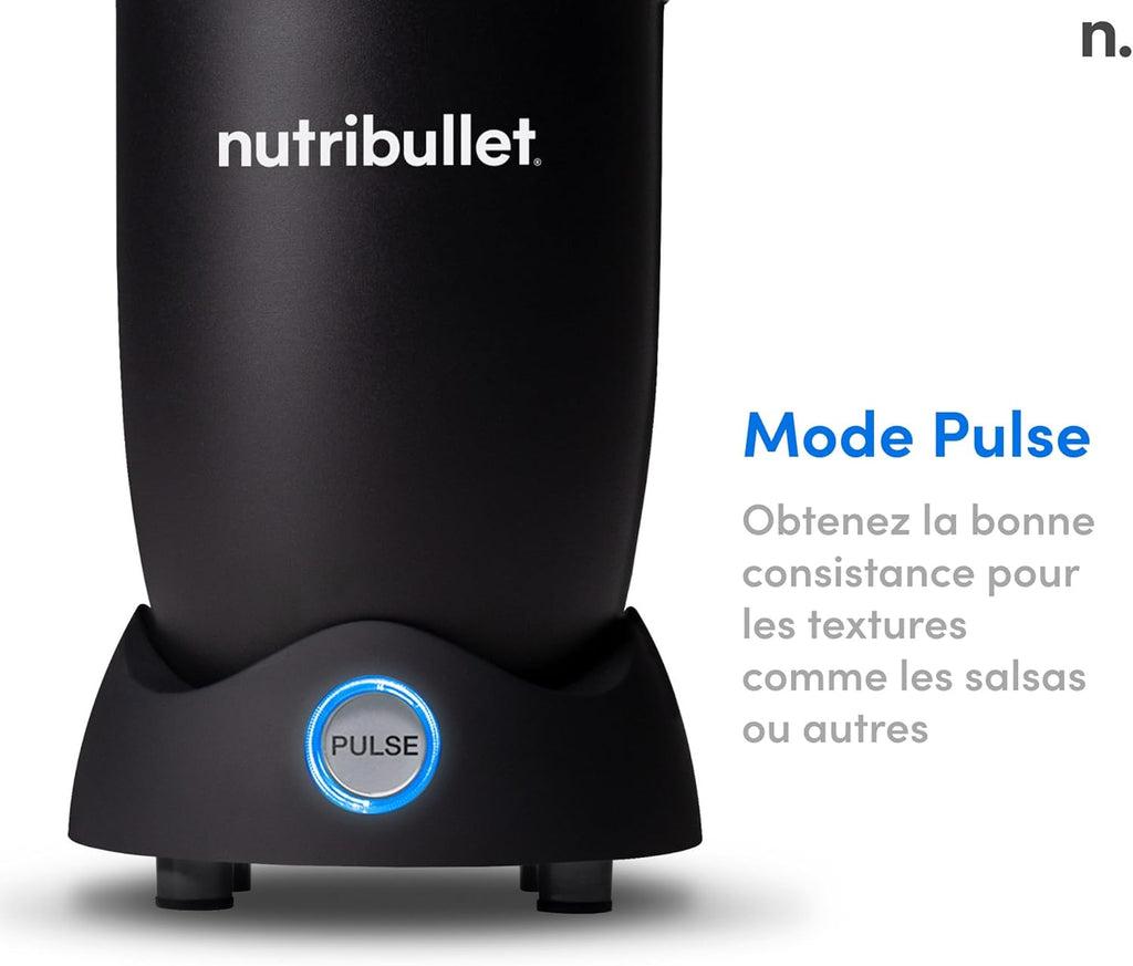 Nutribullet Pro+ Personal Blender - 1200 Watt Power with Pulse Function | Sleek Black Design