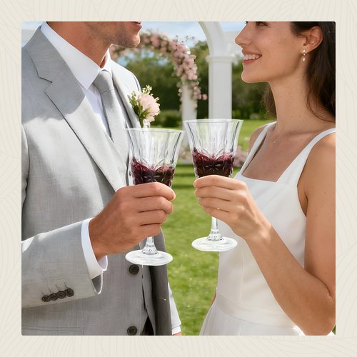 LEYIQU Plastic Wine Glasses 10oz Vintage Goblets Unbreakable Reusable BPA-Free Stemmed Drinking Glasses for Easter Parties, Weddings & Events Leaf-Patterned (Set of 24, Clear)