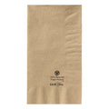 Hoffmaster 180430 Earth Wise Kraft Dinner Napkin, 2 Ply, 1/8 Fold, 17" Length x 15" Width, Natural (Packs of 1000)