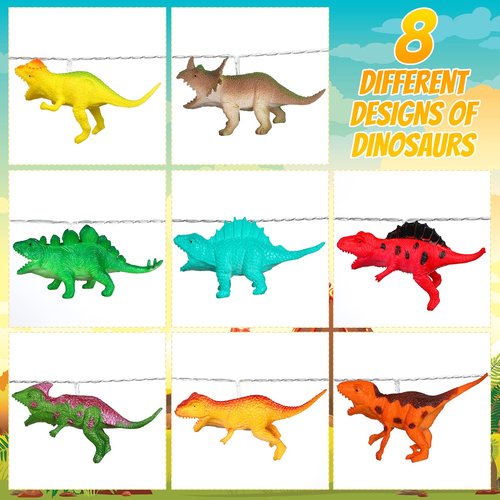 Riakrum 30 LED 16.4 FT Dinosaur String Lights for Boys Room Battery Operated Dinosaur Lights String Dino Light for Boys Girl Kids Bedroom Decor Christmas Tree Decoration Holiday Party Garden Tent Wall