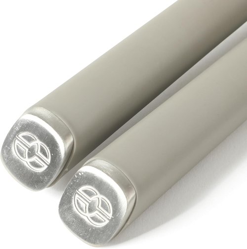 Calphalon Edge Stainless Steel Can Opener - Heavy Duty Multifunction Tool with Rubber Handle | Taupe
