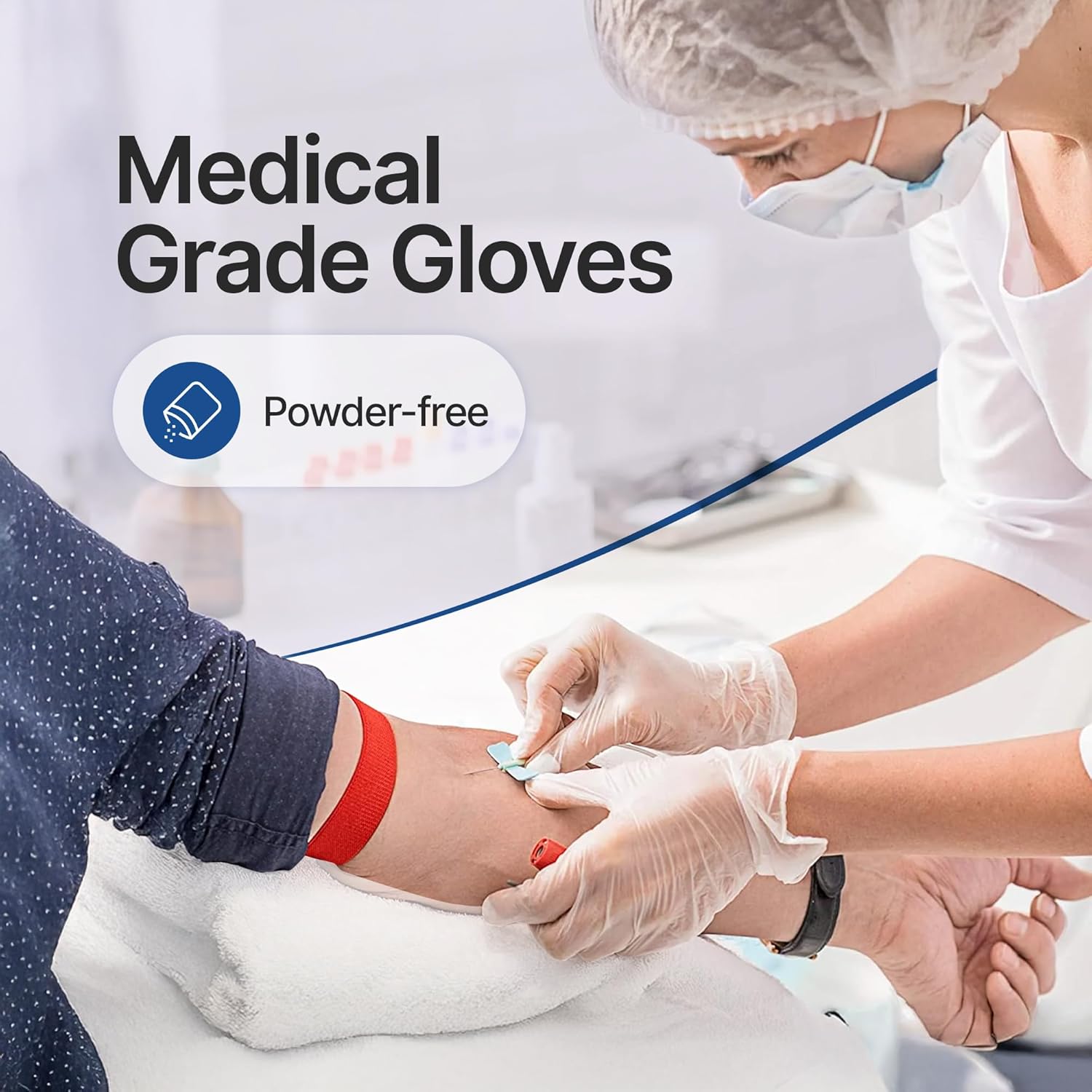 Schneider Clear Vinyl Exam Gloves - Latex-Free Disposable Medical Gloves | Food Safe, Powder-Free, 4 Mil