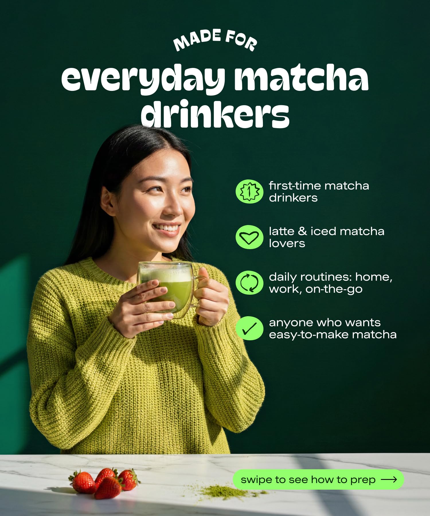 Matcha DNA Organic Matcha Powder - XXL 16oz TIN – Matcha Green Tea - USDA Organic Gluten-Free Vegan, Unsweetened No Additives - Everyday Green Macha Powder Tea for Lattes, Smoothies, Baking & Recipes
