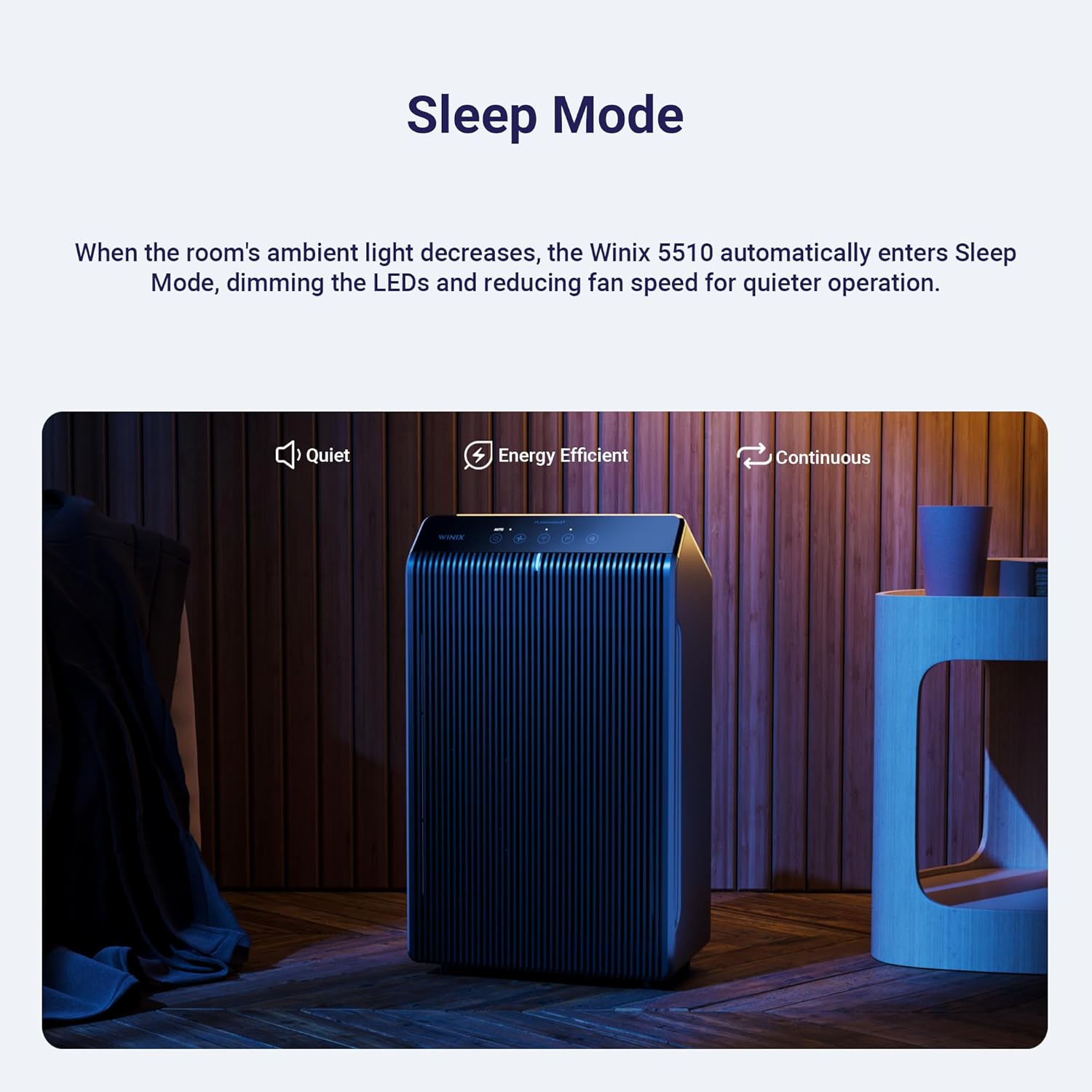 WINIX 5510 Air Purifier - True HEPA Filter with App Support for Large Rooms Up to 1881 Ft²