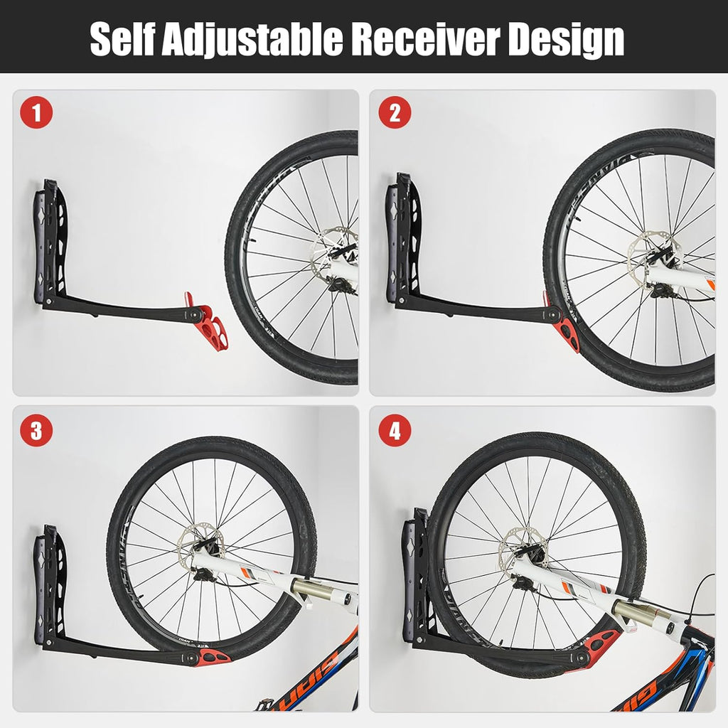 Ultrawall BIKEPAL Swivel Bike Rack - Effortless Wall-Mounted Storage for Home & Garage