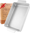 Commercial Grade 9x13 Baking Pan by [Brand Name] - Heavy-Gauge Aluminized Steel, Nonstick & Warp-Resistant, Silver