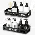ELLO&ALLO Shower Caddy | Rustproof Stainless Steel Adhesive Shelves - Large Capacity, No Drilling, 2 Pack