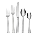Oneida Silverware Set, Amsterdam 45-Piece Everyday Flatware Set, Service For 8, 18/0 Stainless Steel, Rust Resistant, Dishwasher Safe, Knives Spoons And Forks Set, Home And Kitchen (Silver, 45 Piece)