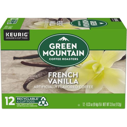 Green Mountain Coffee Roasters French Vanilla K-Cup Pods - Light Roast Coffee, 12 Count