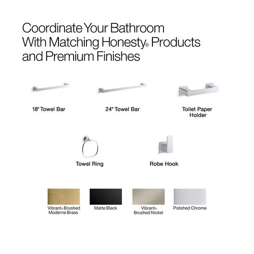 KOHLER HONESTY® TOILET TISSUE HOLDER