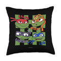 Teenage Mutant Ninja Turtles: Mutant Mayhem Turtle Heads Throw Pillow