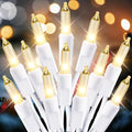 Dirnun Christmas Lights - 100 Count Clear White Incandescent String Lights | UL Certified for Indoor & Outdoor Use