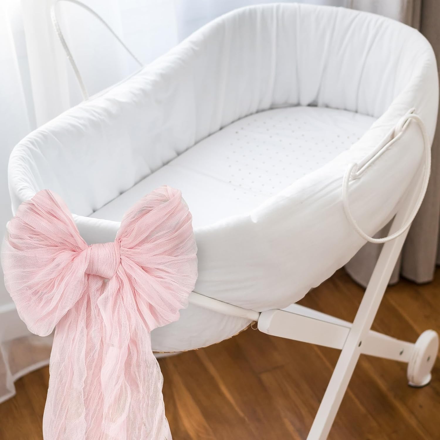 XunYee Large Pink Bows - 10 x 18 Inches Giant Nursery Decor | Perfect for Parties & Celebrations