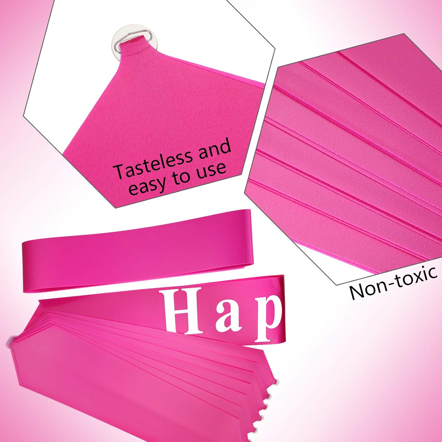 WILLBOND Large Happy Birthday Car Bow - Festive Gift Wrapping Decoration | 20 Inches, Rosy