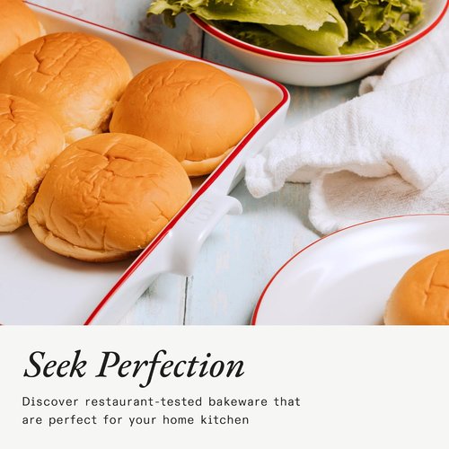 Made In Cookware - Baking Slab | Pure French Porcelain | Elegant White Design