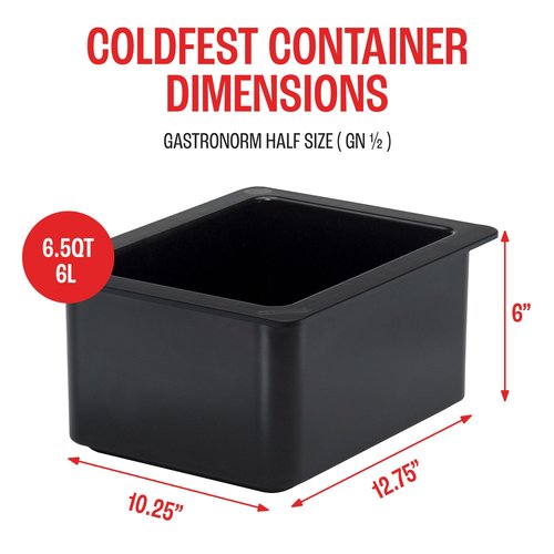 Cambro 26CF148 Cold Food Pan - Cold Fest Half-Size Case of 1