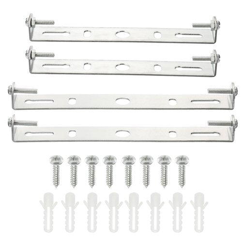 MECCANIXITY Ceiling Light Plate, 130mm 150mm Lighting Fixture Mounting Bracket Light Crossbar for Home Office Chandelier, Pack of 4