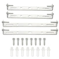 MECCANIXITY Ceiling Light Plate, 130mm 150mm Lighting Fixture Mounting Bracket Light Crossbar for Home Office Chandelier, Pack of 4