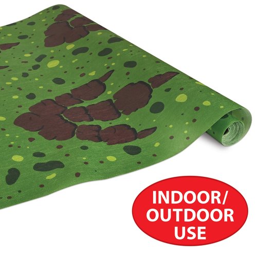 Beistle Dinosaur Tracks Floor Runner Dino Theme Party Decorations, Indoor/Outdoor Use