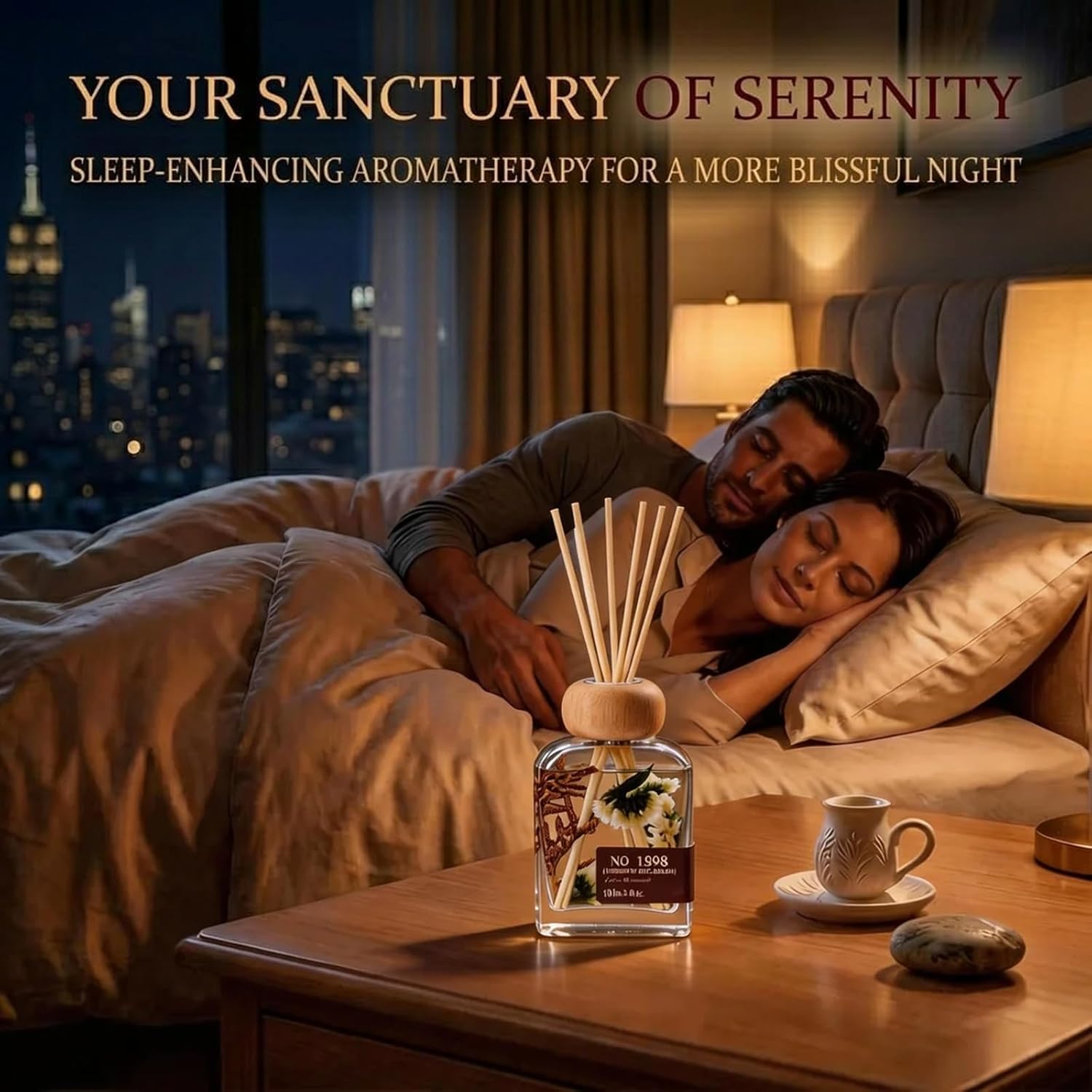 Ritz Carlton | Luxury Hotel Scent Reed Diffuser 100ml | Long-Lasting Room Freshener Gift Set