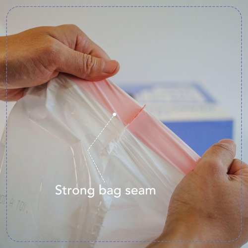 Emergiene 13 Gallon Drawstring Trash Bags, Lavender Scented 200 Count Tall Kichen Garbage Bags, Pre-Separated, Odor Control, Ultra Strong, Leakproof, Sturdy, White