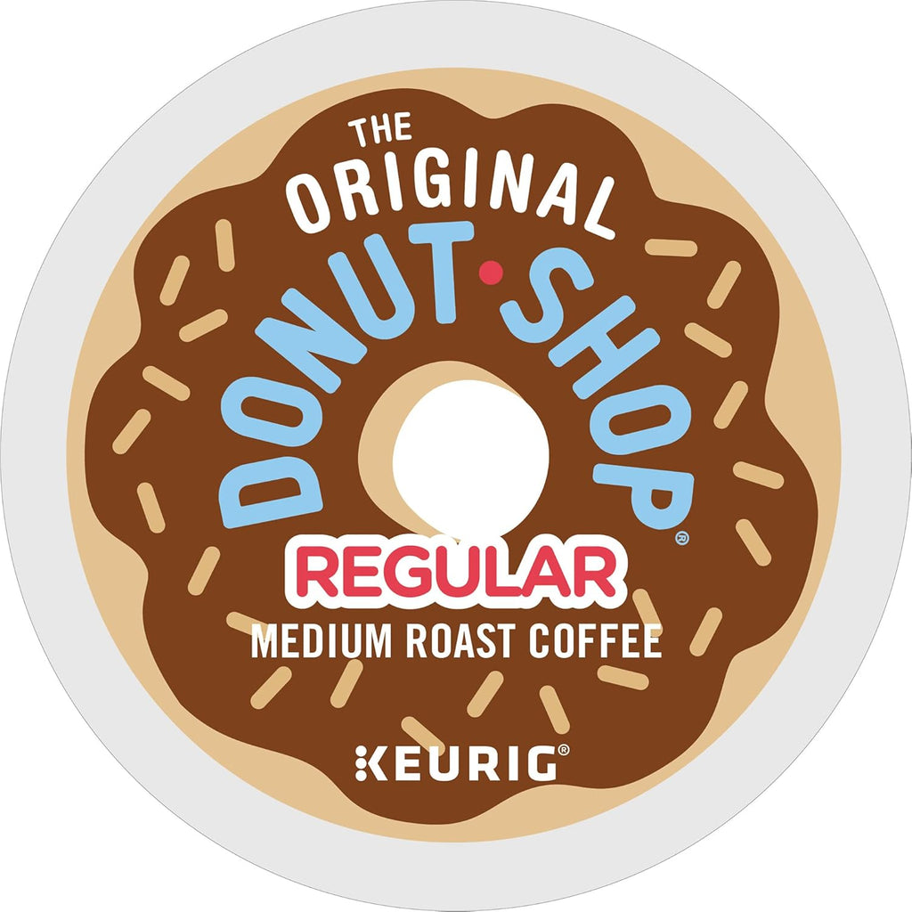 Original Donut Shop K-Cup Pods - Medium Roast Coffee | 60 Count (6 Packs of 10)