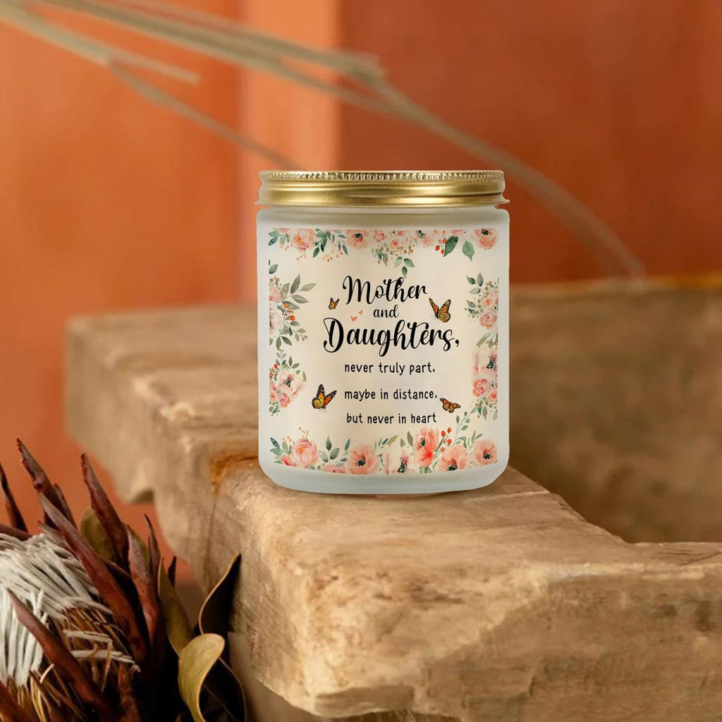 Regine Switzerland | Mom Gifts Candle - Heartfelt "Never Truly Apart" Message | Perfect for Daughters