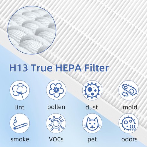 Pulluty 5510 5520 HEPA Replacement Filter Q for Winix 5510 5520 Plasmawave Air Purifier,High-Efficiency H13 True HEPA Filter,# 1712-0123-00,4 Pack