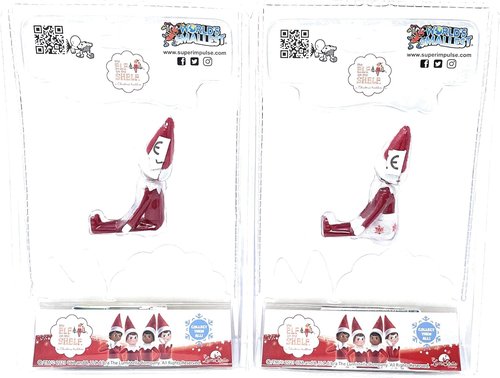 Elf On The Shelf Bundle Set - 2 Adorable Light Tone Elves (Boy & Girl) | 4 Inches Tall
