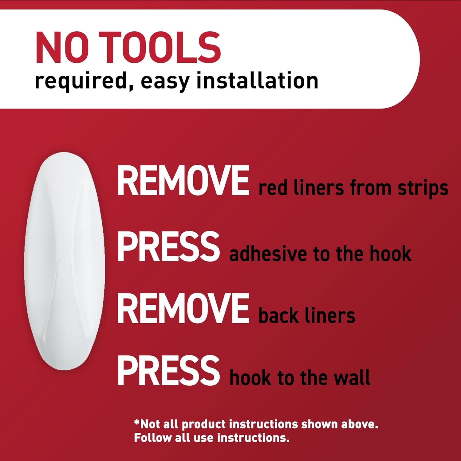 Command Medium Designer Hooks - Damage-Free Wall Hook with Adhesive Strips | Holds Up to 3 lb, 9 Hooks & 12 Strips